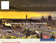 Tablet Screenshot of dichvuvisagap.com